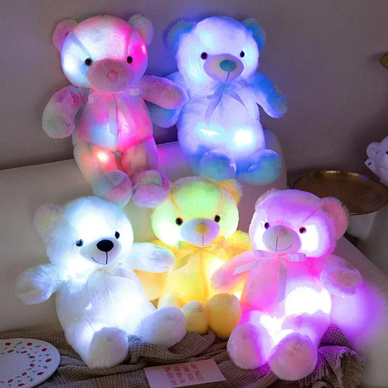 Veilleuse Peluche Ourson - Compagnon Doux et Lumineux