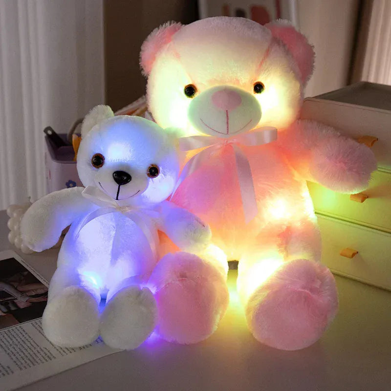 Veilleuse Peluche Ourson - Compagnon Doux et Lumineux