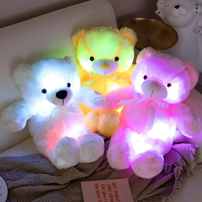 Veilleuse Peluche Ourson - Compagnon Doux et Lumineux Image
