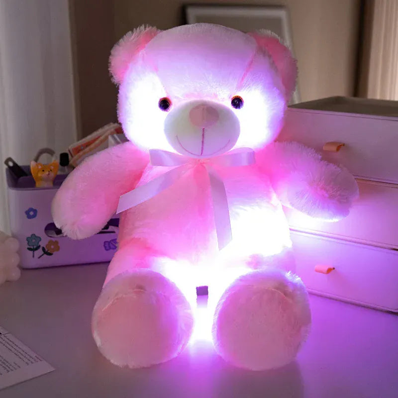 Veilleuse Peluche Ourson - Compagnon Doux et Lumineux