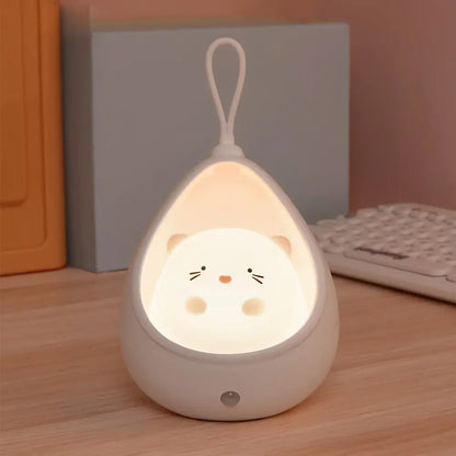 Veilleuse Suspendue Chat - Éclairez vos nuits avec style